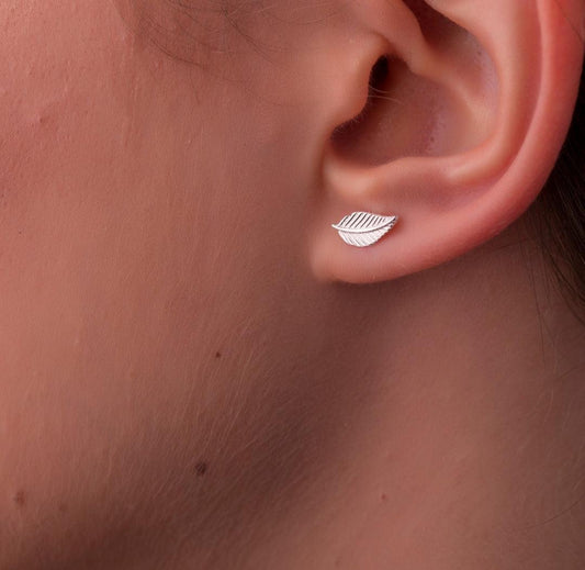 Brincos Pluma - Miss Prata