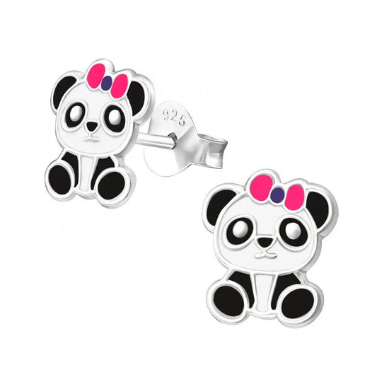 Brincos Menina Panda - Miss Prata