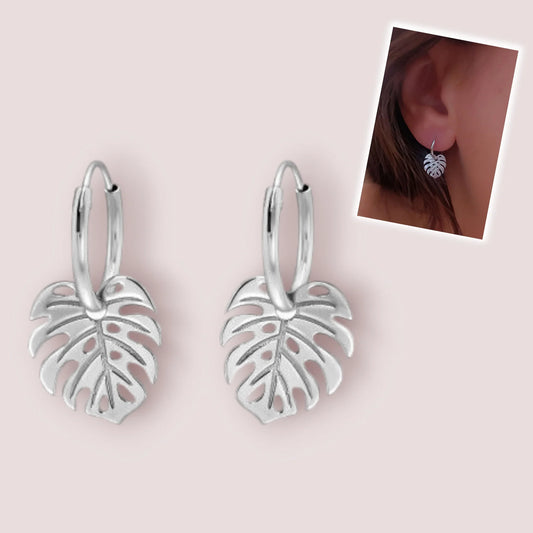 Brincos Monstera