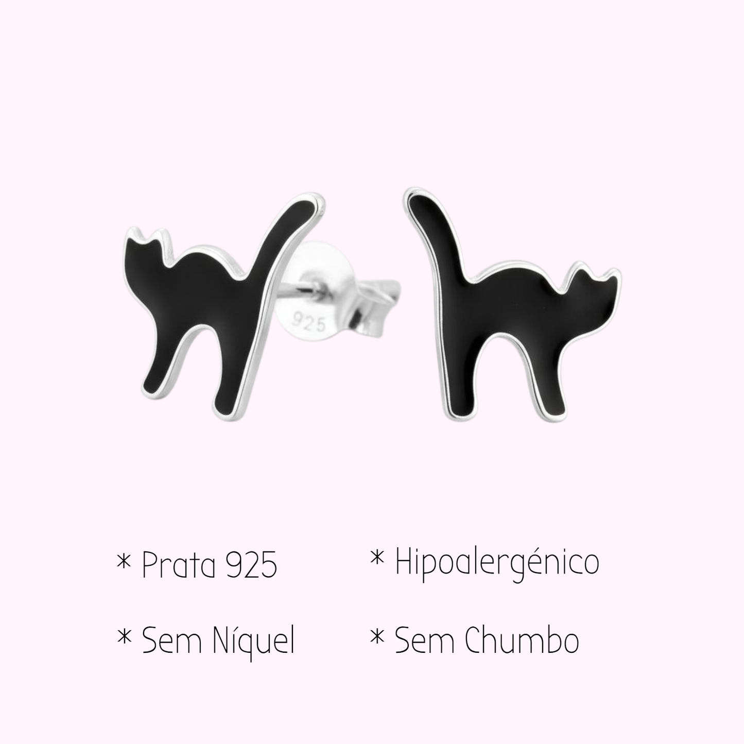 Gato da Sorte - Brincos