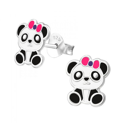 Brincos Menina Panda - Miss Prata