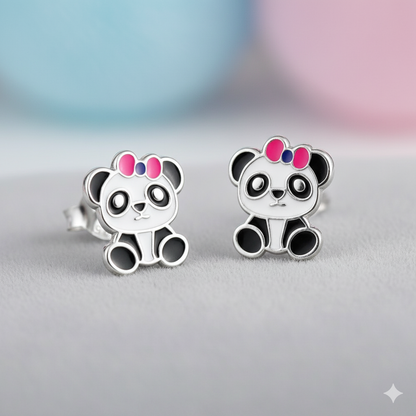Brincos Menina Panda