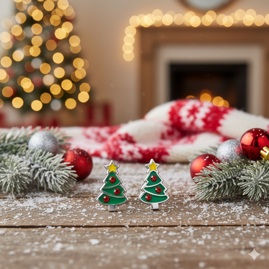 Brincos Árvore de Natal