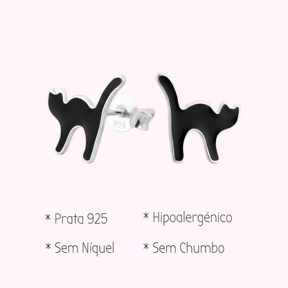 Gato da Sorte - Brincos