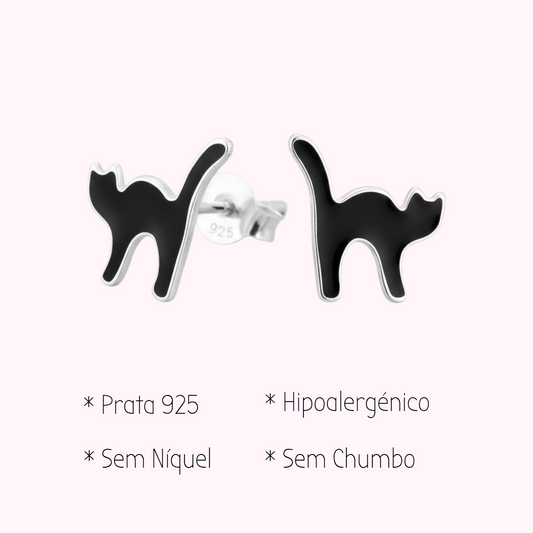 Gato da Sorte - Brincos