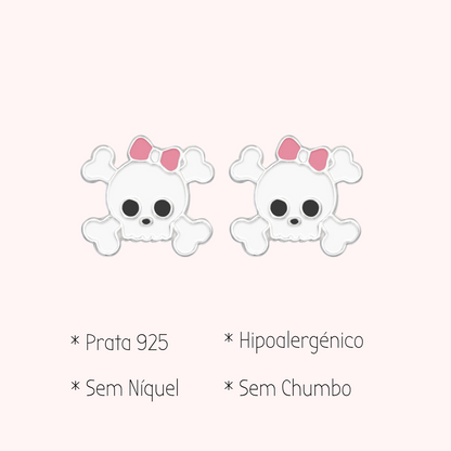 Caveira Fofa - Brincos